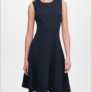 Tommy Hilfiger Navy fit & flare dress